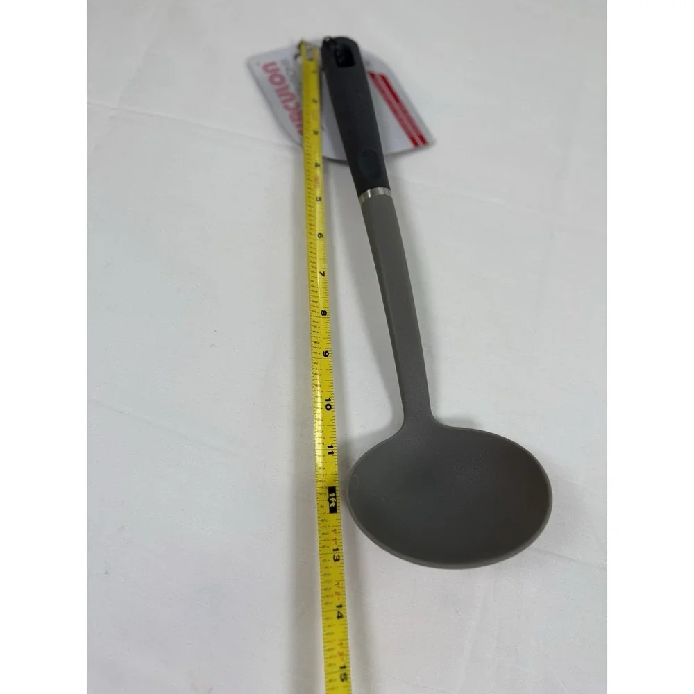 Circulon Solutions Ladle Gray Soft Grip Kitchen Utensil Dishwasher Safe 13